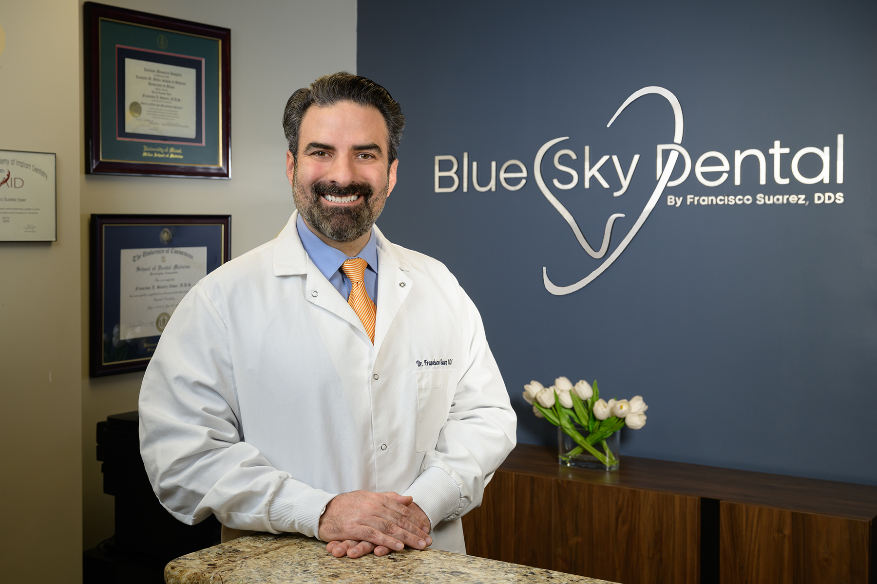 Francisco Suarez Esser, Dentist in Simsbury at Blue Sky Dental